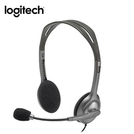 AURICULARES LOGITECH H111 SILVER 981-000612 - 1