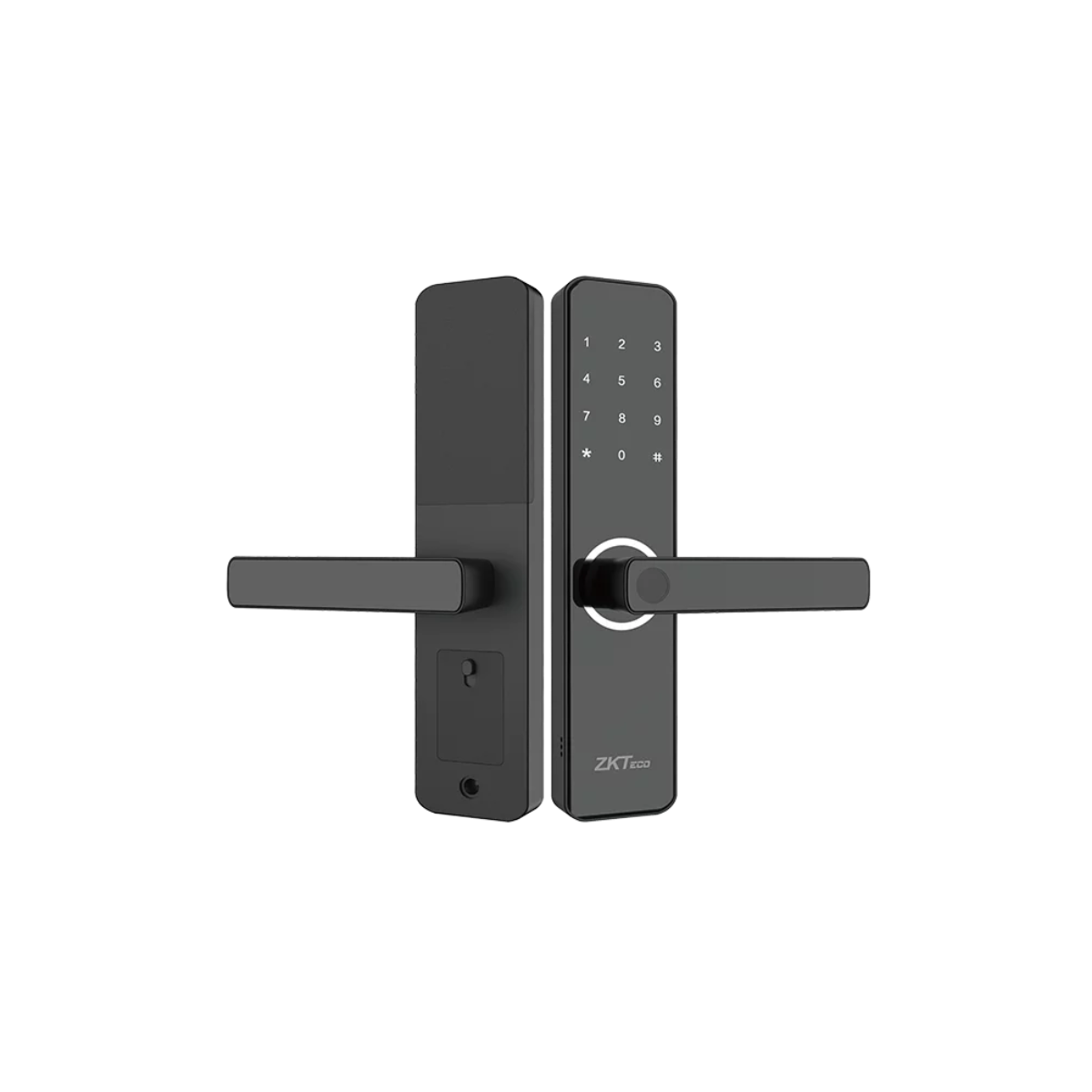 CERRADURA INTELIGENTE CON LECTOR DE HUELLA ZKTECO ZK-ML100 - 1