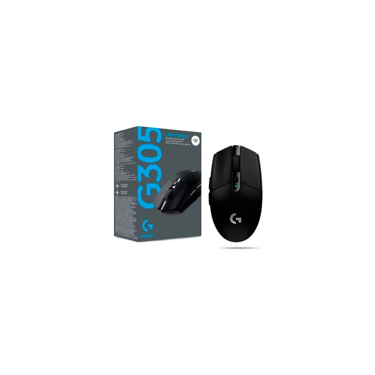 MOUSE LOGITECH G305 LIGTHSPEED WIRELESS BLACK 910-005281 - 1