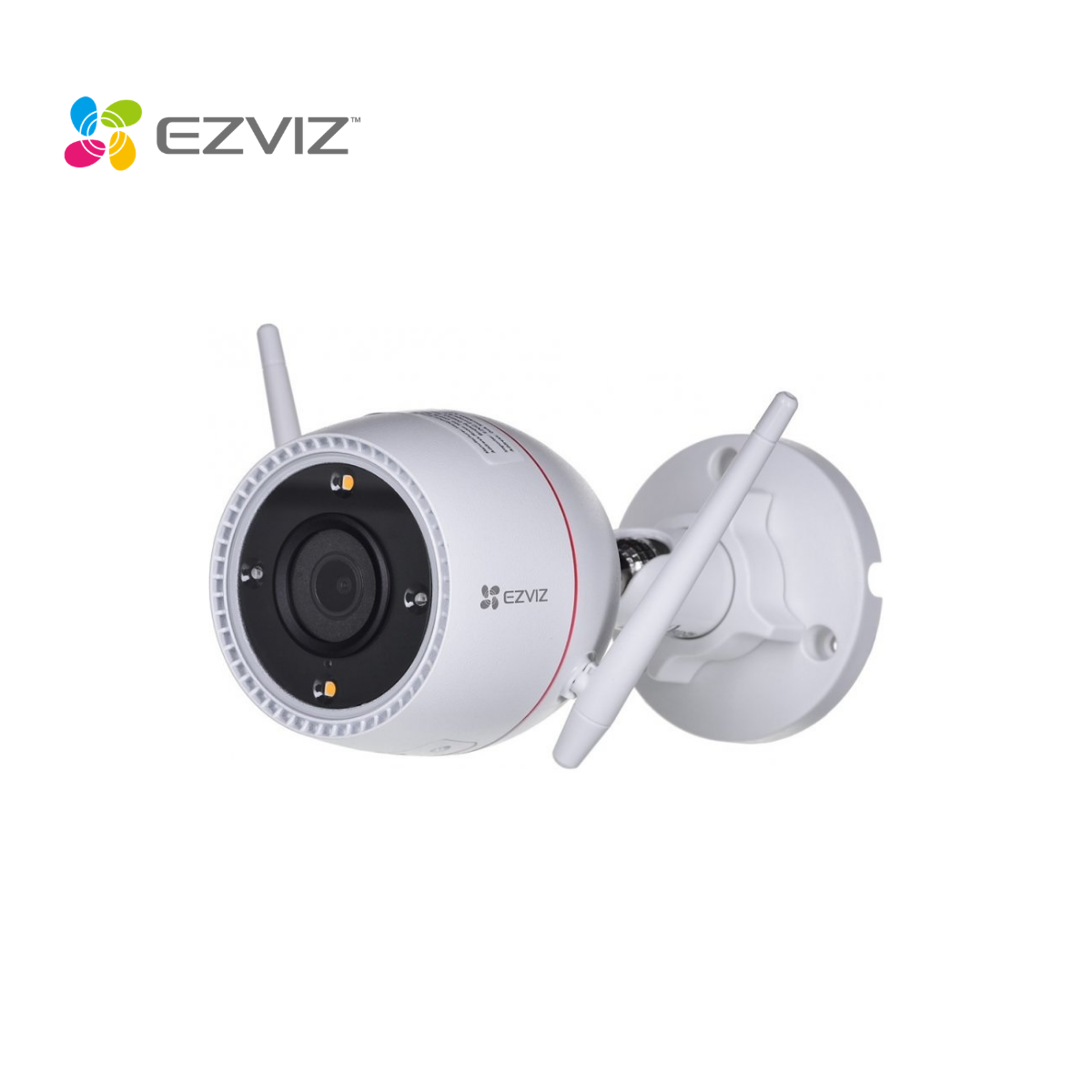 CÁMARA IP EXTERIOR EZVIZ H3C 2K WI-FI 2.4GHZ CS-H3C-R100-1K3WKFL CON DETECCIÓN IA Y VISIÓN NOCTURNA EN COLOR - 1