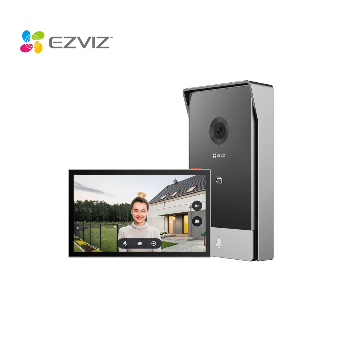 VIDEOPORTERO WI-FI EZVIZ CS-HP5-R100-1W2TFC CON PANTALLA 7 PULGADAS TÁCTIL, 1080P Y WI-FI 6 - 1
