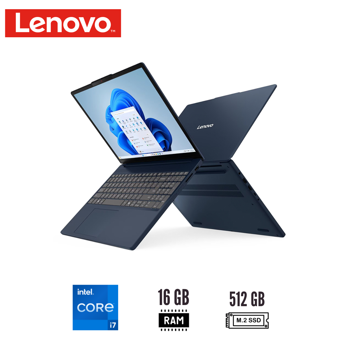 NOTEBOOK LENOVO IDEAPAD SLIM 3 15IRH10 15.3″ WUXGA IPS CORE I7-13620H 16GB DDR5 512GB SSD - 1