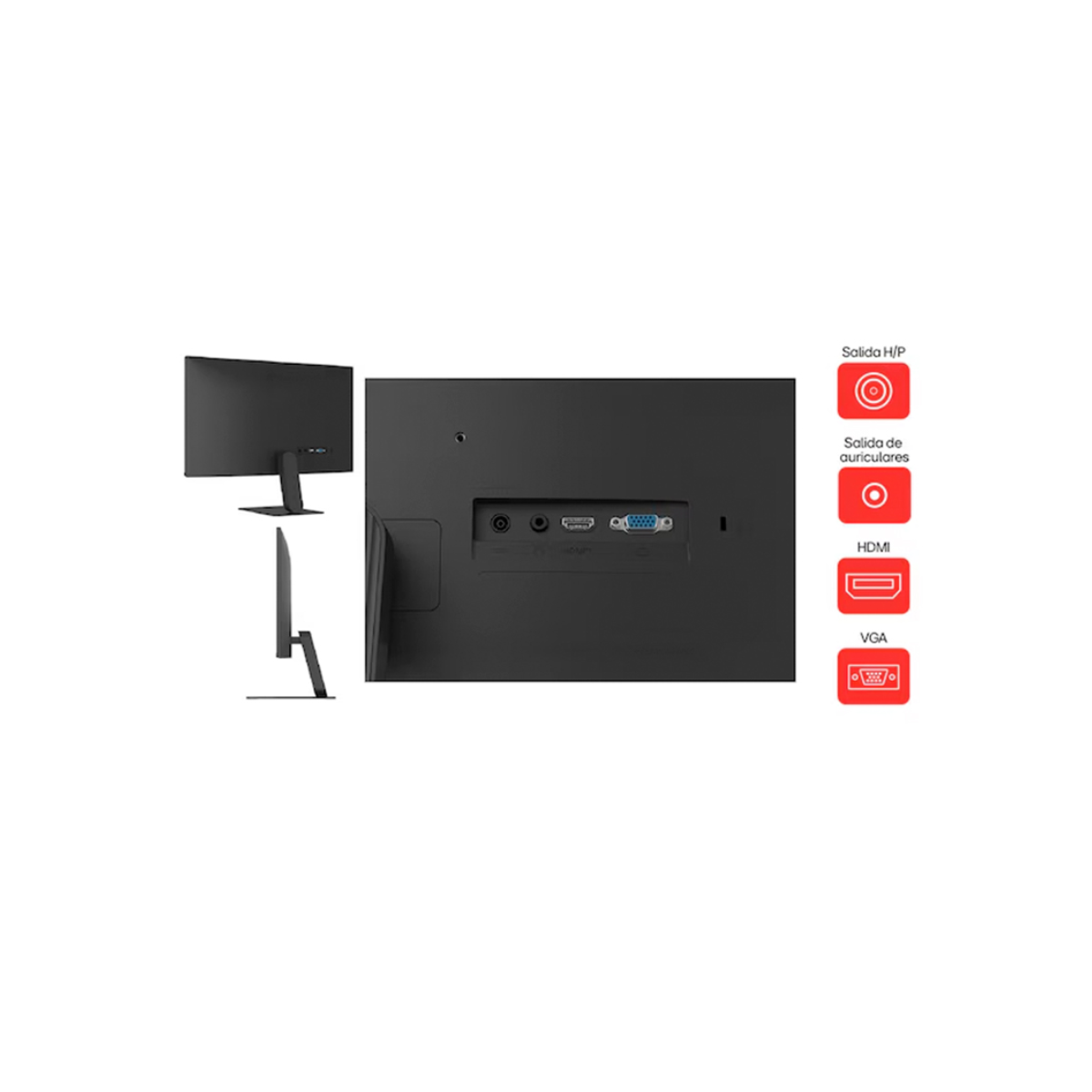 MONITOR LG U4 27U411B-B 27 FHD IPS 144HZ HDMI DP - 4