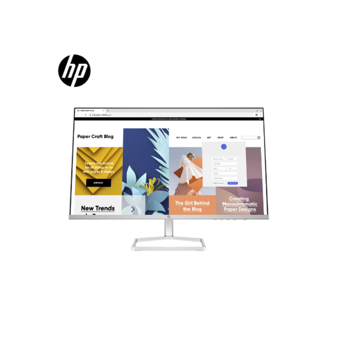 MONITOR HP SERIE 5 527SW 27 FHD BLANCO 94F46AA - 1