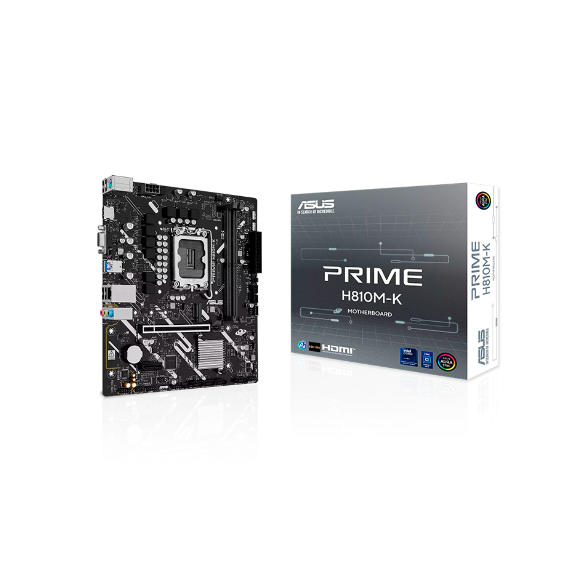 MOTHERBOARD ASUS PRIME H810M-K INTEL LGA1851 DDR5 - 1