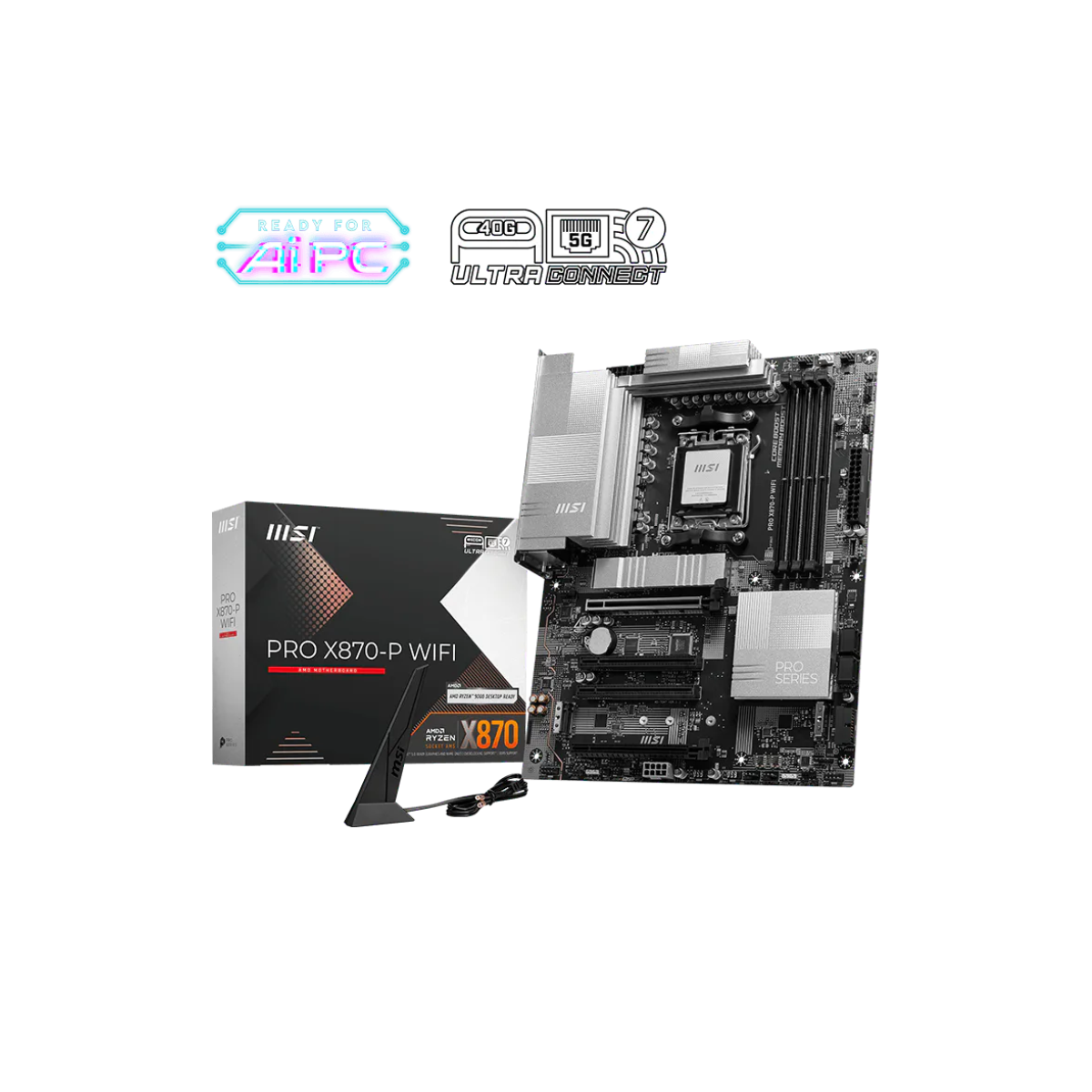MOTHERBOARD MSI PRO X870-P WIFI AMD AM5 DDR5 WI-FI 7 - 1