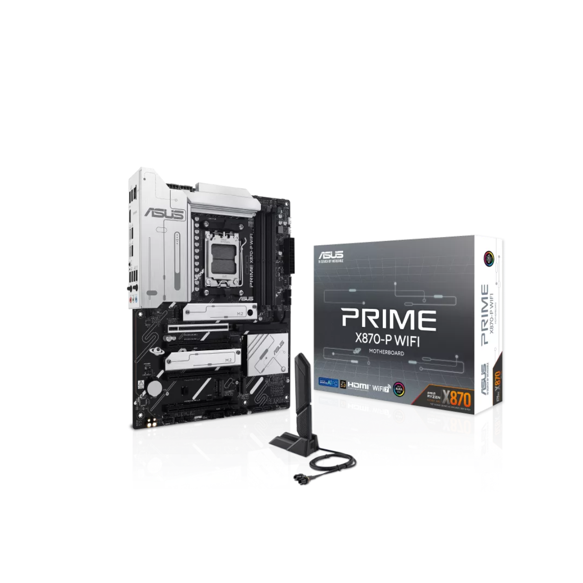 MOTHERBOARD ASUS PRIME X870-P WIFI AMD AM5 ATX - 1
