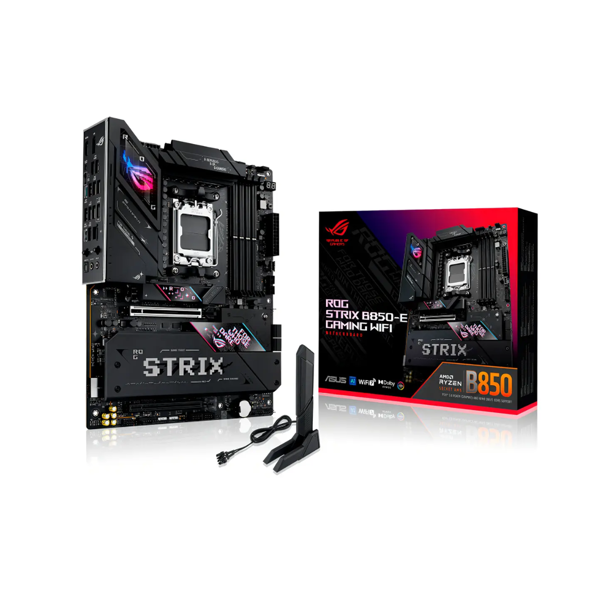 MOTHERBOARD ASUS ROG STRIX B850-E GAMING WIFI AMD AM5 ATX - 1