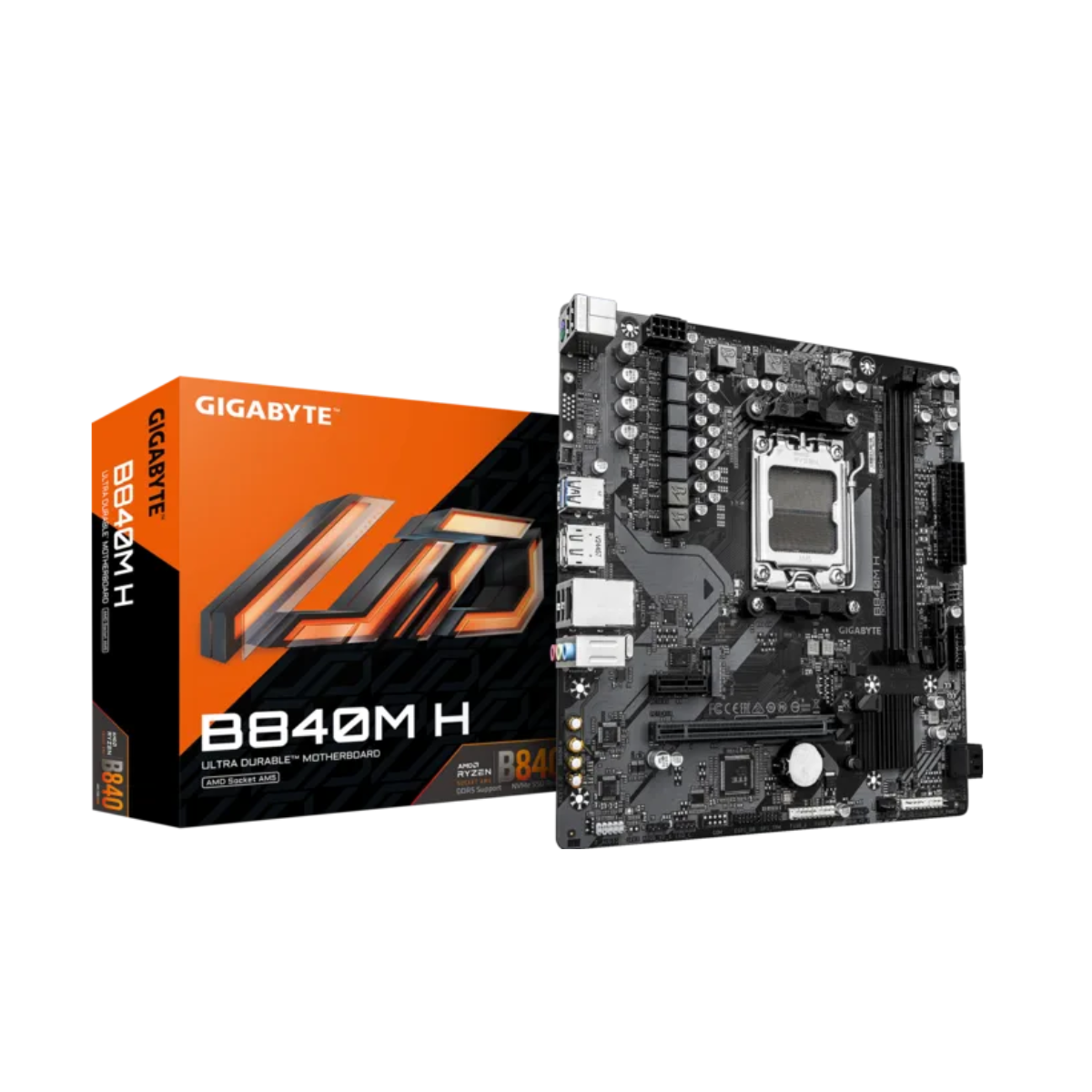MOTHERBOARD GIGABYTE B840M H AMD AM5 MATX - 1