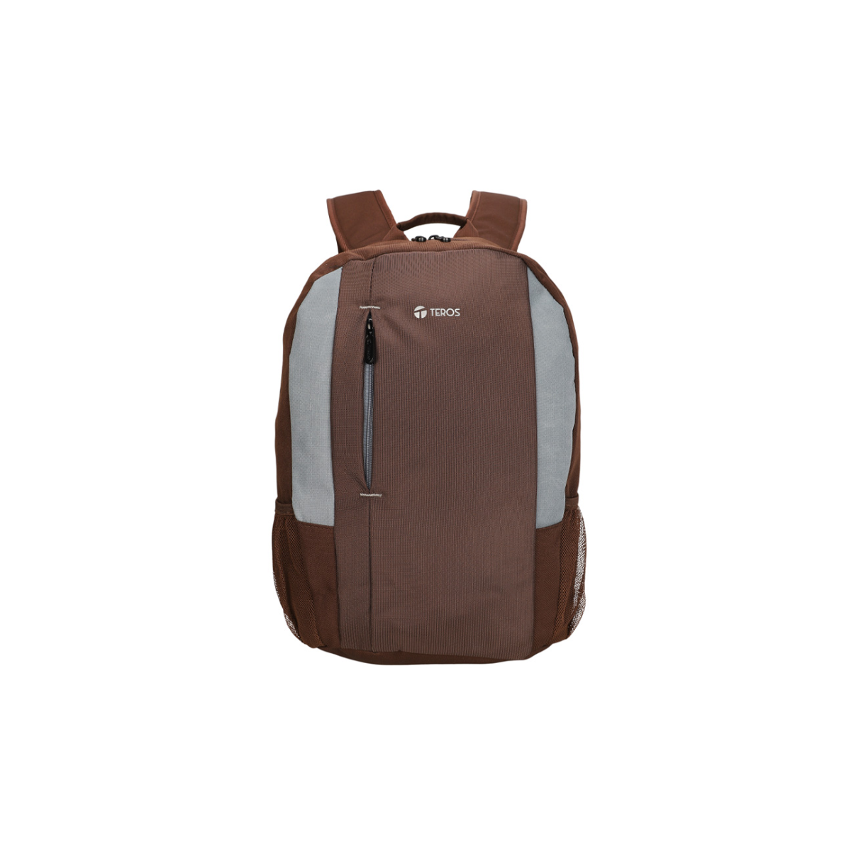 MOCHILA TEROS TE-9040BR PARA LAPTOPS DE HASTA 15.6 PULGADAS MARRÓN CON GRIS - 1