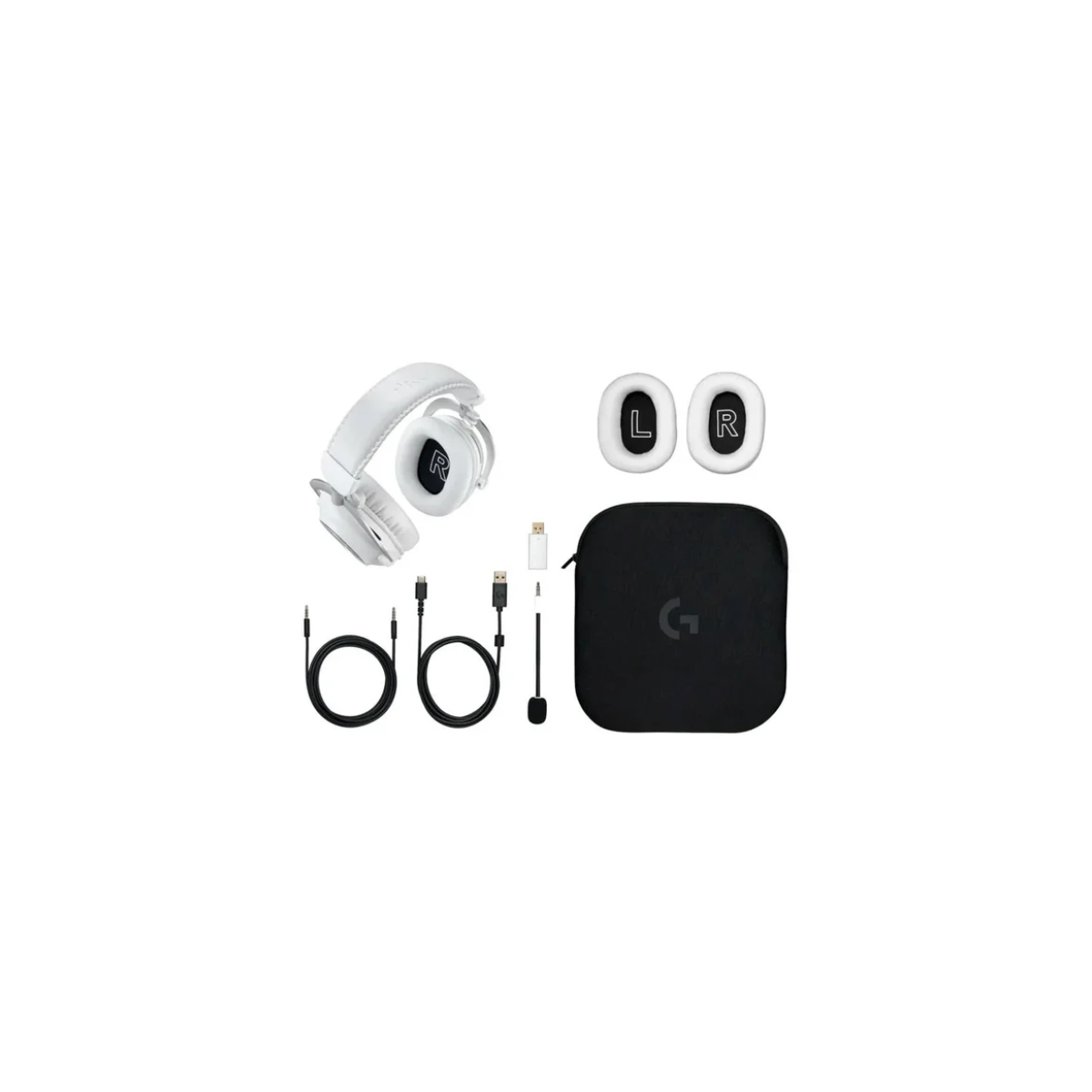 AUDIFONO CON MICROFONO LOGITECH G PRO X 2 LIGHTSPEED WIRELESS BLUETOOTH 3.5 MM WHITE 981-001268 - 3
