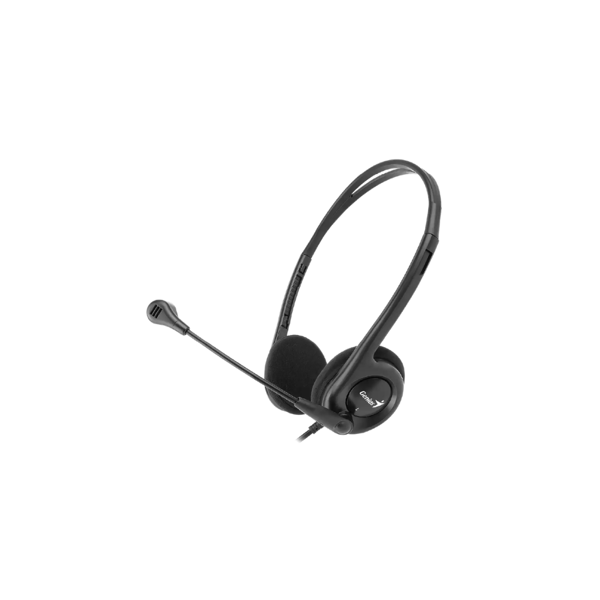 AUDÍFONOS CON MICRÓFONO GENIUS HS-200C MULTIPLATAFORMA 3.5MM NEGRO - 2