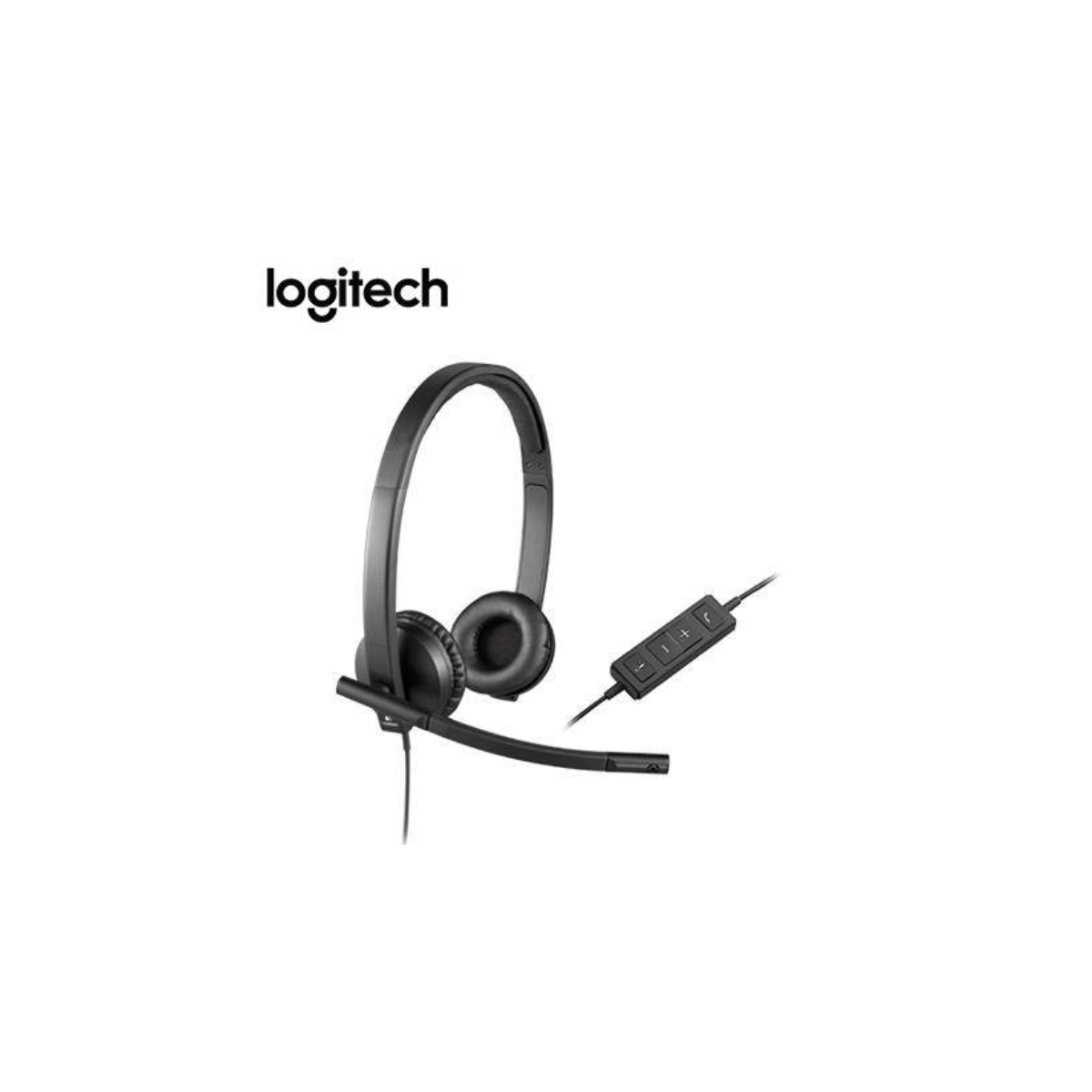 AUDÍFONOS CON MICRÓFONO LOGITECH H570E USB STEREO BLACK - 1