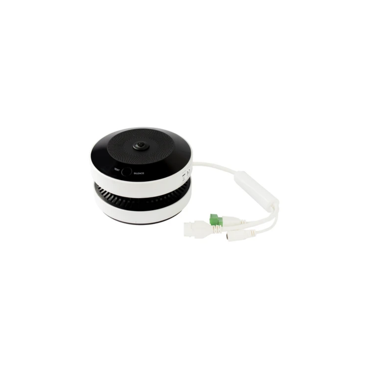 CÁMARA IP 4MP OJO DE PEZ CON DETECCIÓN DE HUMO BLANCO HK-HF-VS409 - 2
