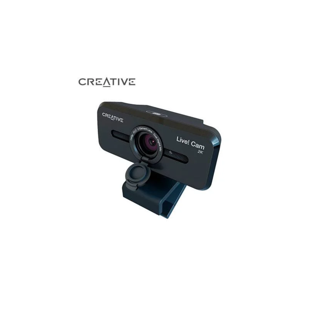CAMARA CREATIVE LIVE CAM SYNC V3 2K QHD1440P 4X ZOOM DUAL MIC USB C-TAPA BLACK 73VF090000000 - 1
