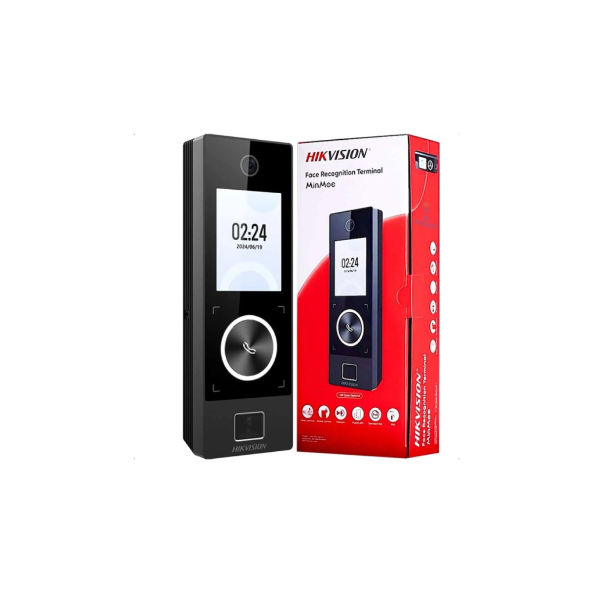 CONTROL DE ACCESO CON ROSTRO HUELLA Y TARJETA – DS-K1T323EBFWX-E1 - 1