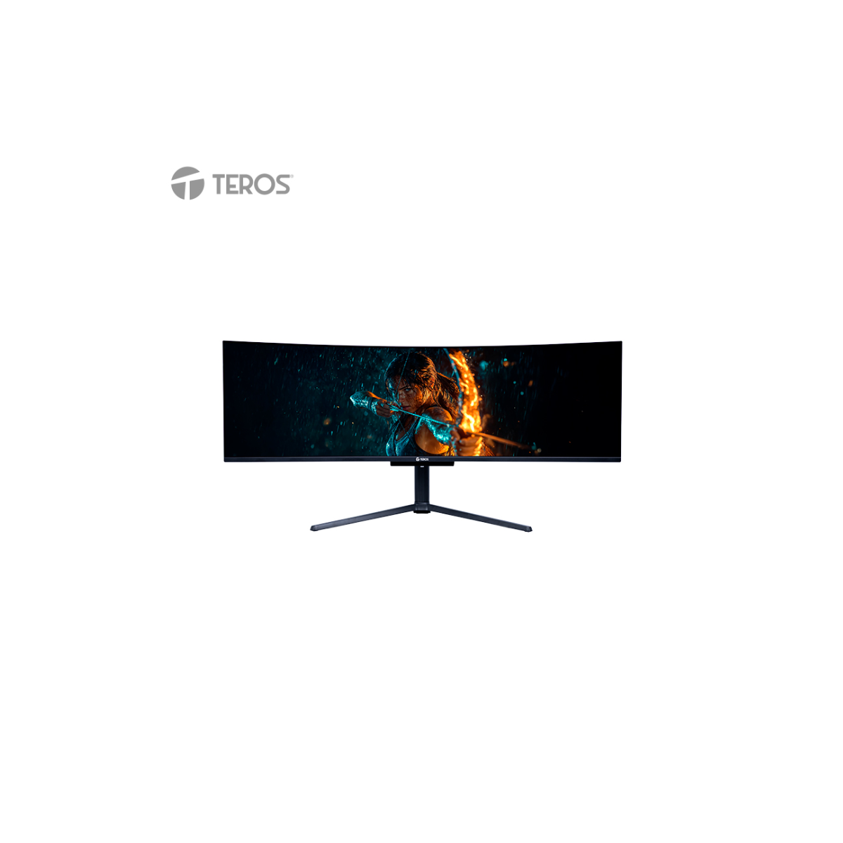MONITOR CURVO GAMING TEROS TE-4921G 49″ UWQHD QD-OLED 144HZ 0.03MS HDR400 - 1
