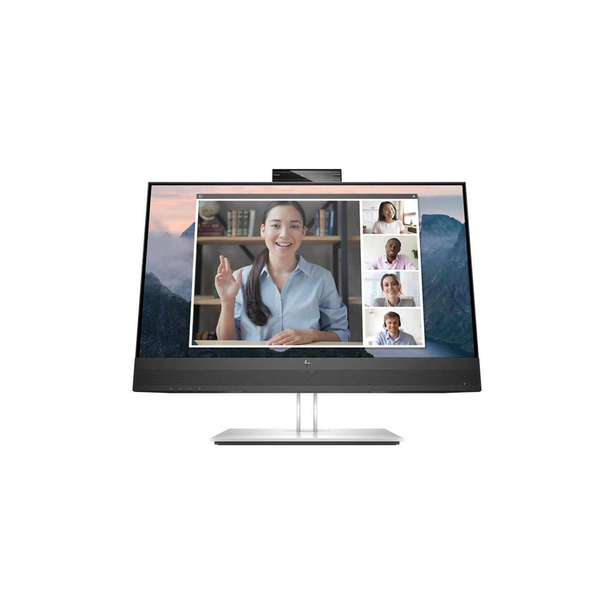 MONITOR HP E24MV G4 23.8″ FHD IPS CON WEBCAM 5MP IR, HDMI DP VGA USB HUB - 1
