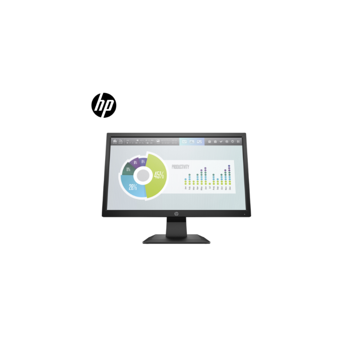 MONITOR HP LED P204V 19.5″ HDMI VGA - 1
