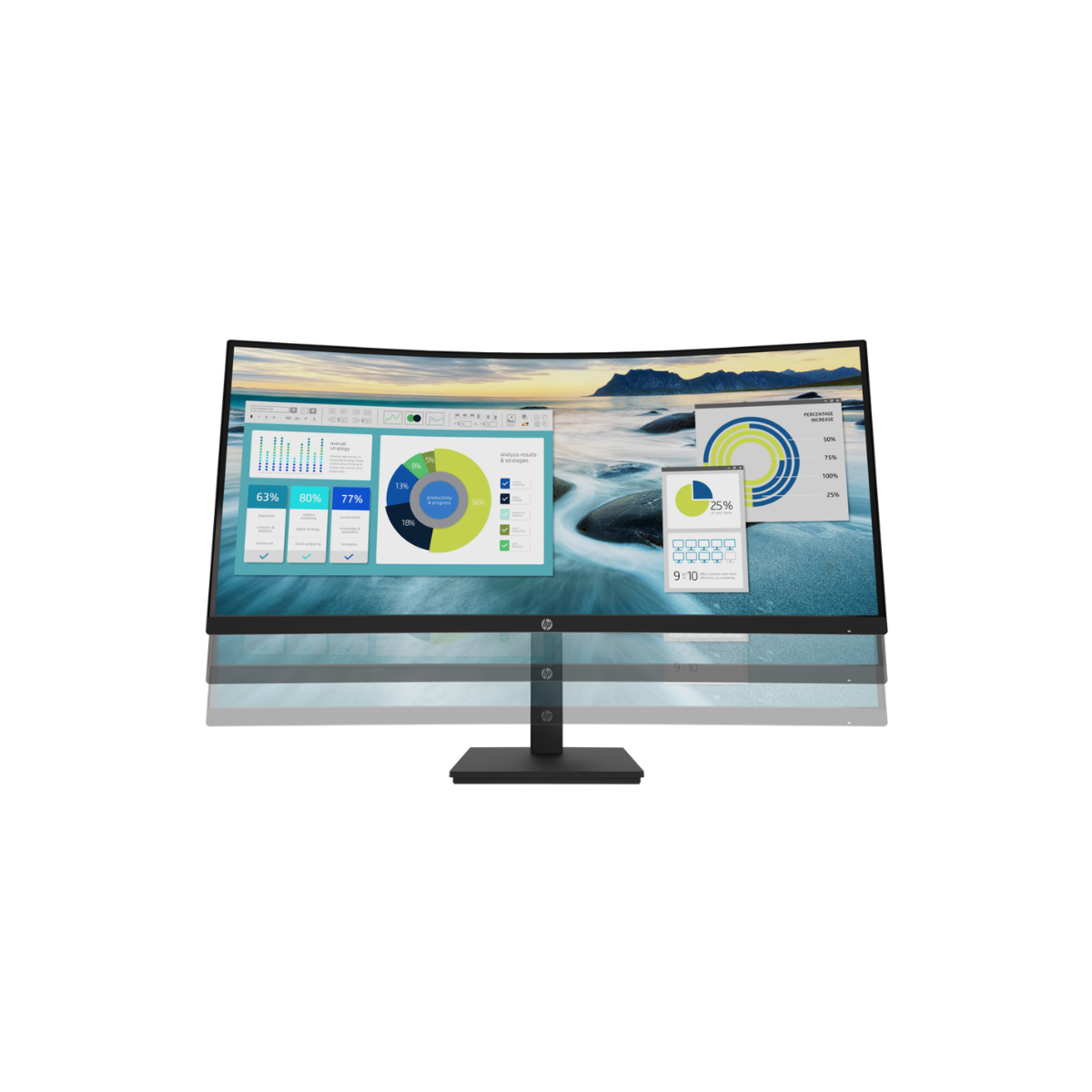 MONITOR HP P34HC G4 34″ WQHD VA CURVO 1500R USB-C HDMI DP - 2