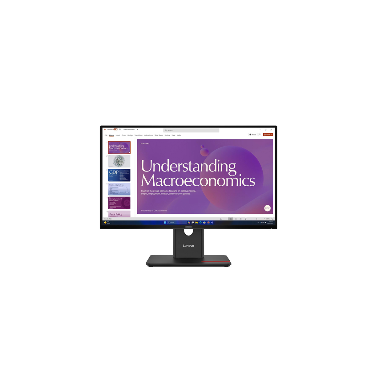 MONITOR LENOVO THINKVISION T24D-40 23.8″ FHD IPS 120HZ HDMI DP - 1