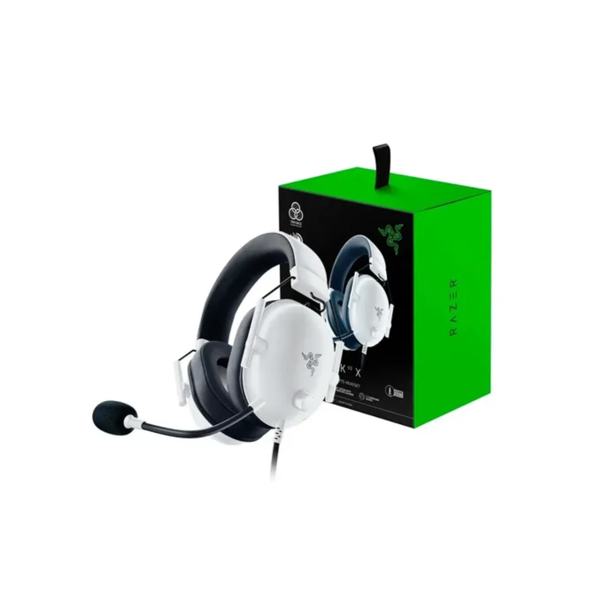 AUDIFONO CON MICROFONO RAZER MODELO BLACKSHARK V2 BLANCO - 1