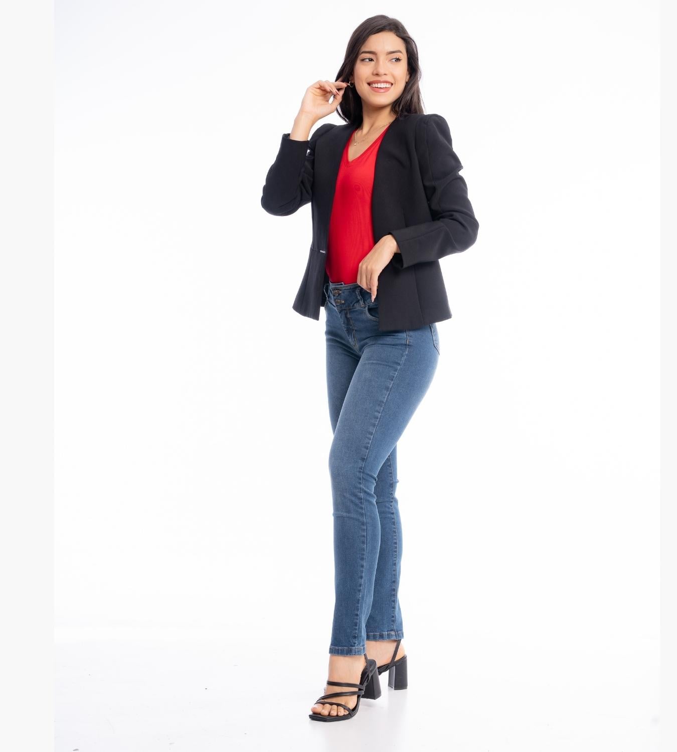 PANTALÓN MUJER JAROLA DENIM RECTO DIANA - 1