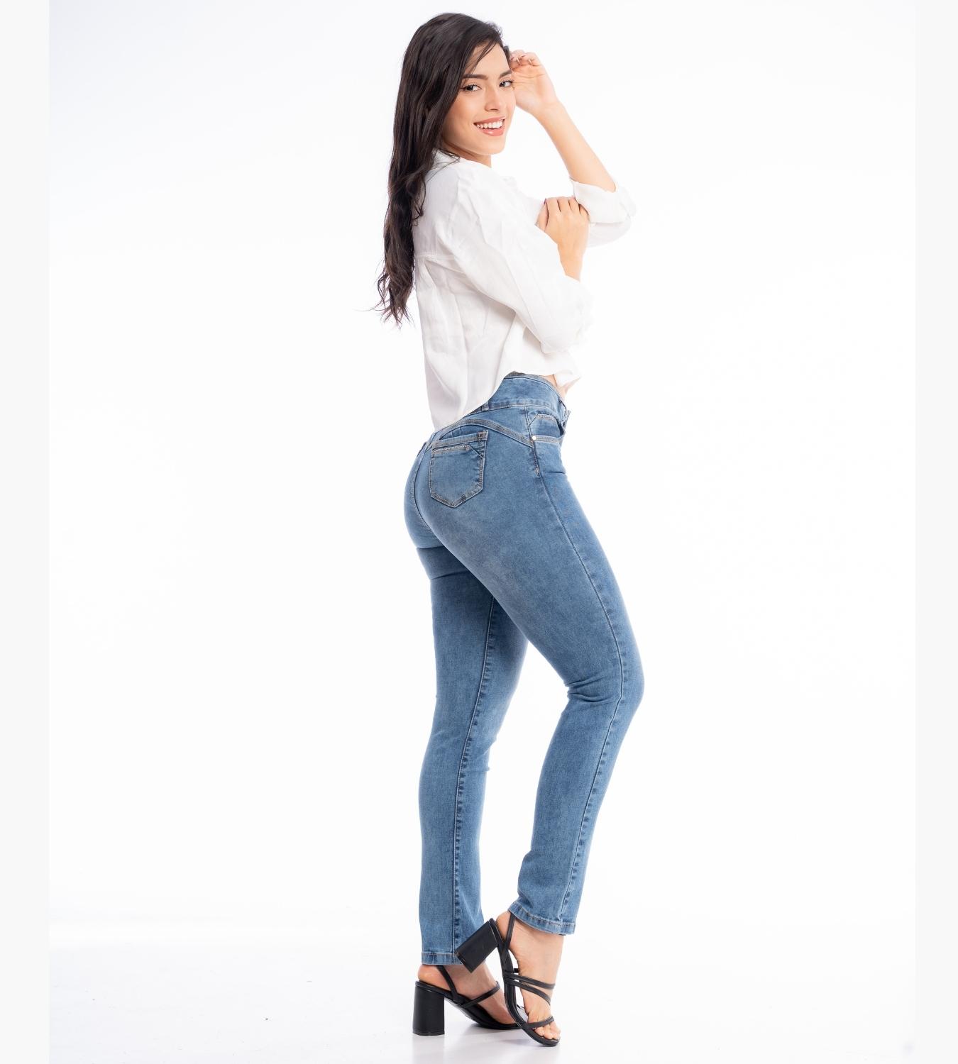 PANTALÓN MUJER JAROLA DENIM RECTO DIANA - 2