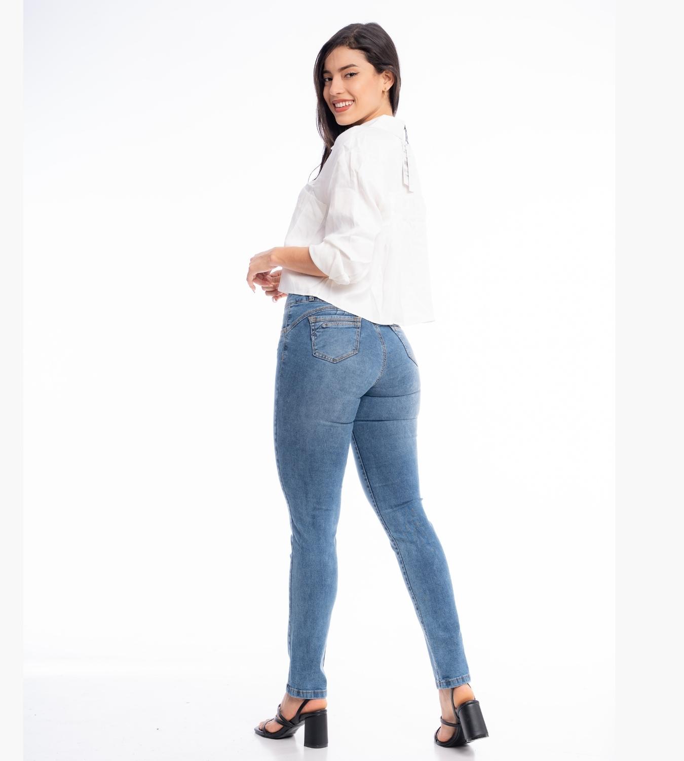 PANTALÓN MUJER JAROLA DENIM RECTO DIANA - 3