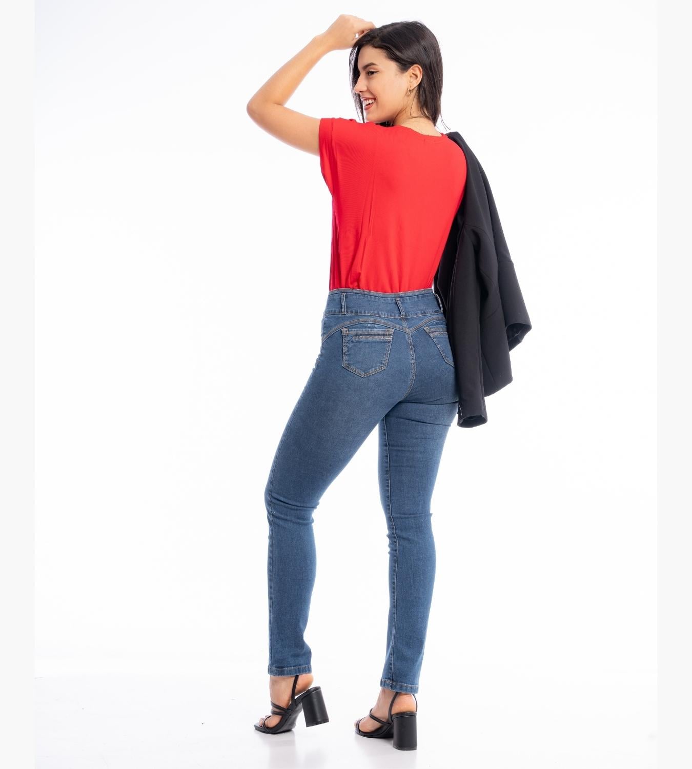 PANTALÓN MUJER JAROLA DENIM RECTO DIANA - 3