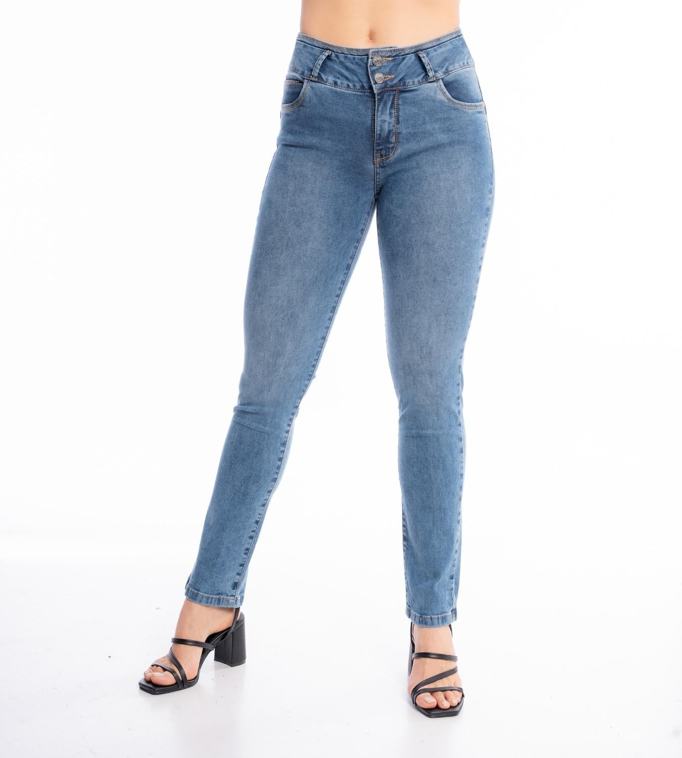 PANTALÓN MUJER JAROLA DENIM RECTO DIANA - 4