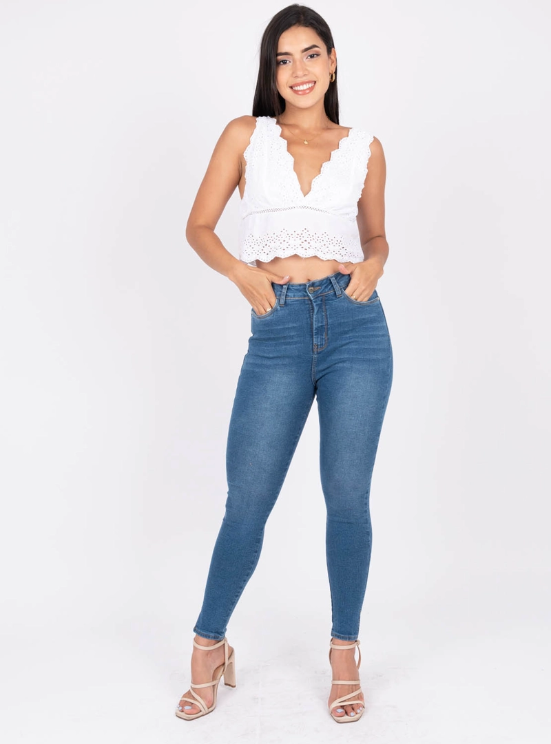 PANTALÓN MUJER JAROLA SÚPER SKINNY VALENTINA - 1
