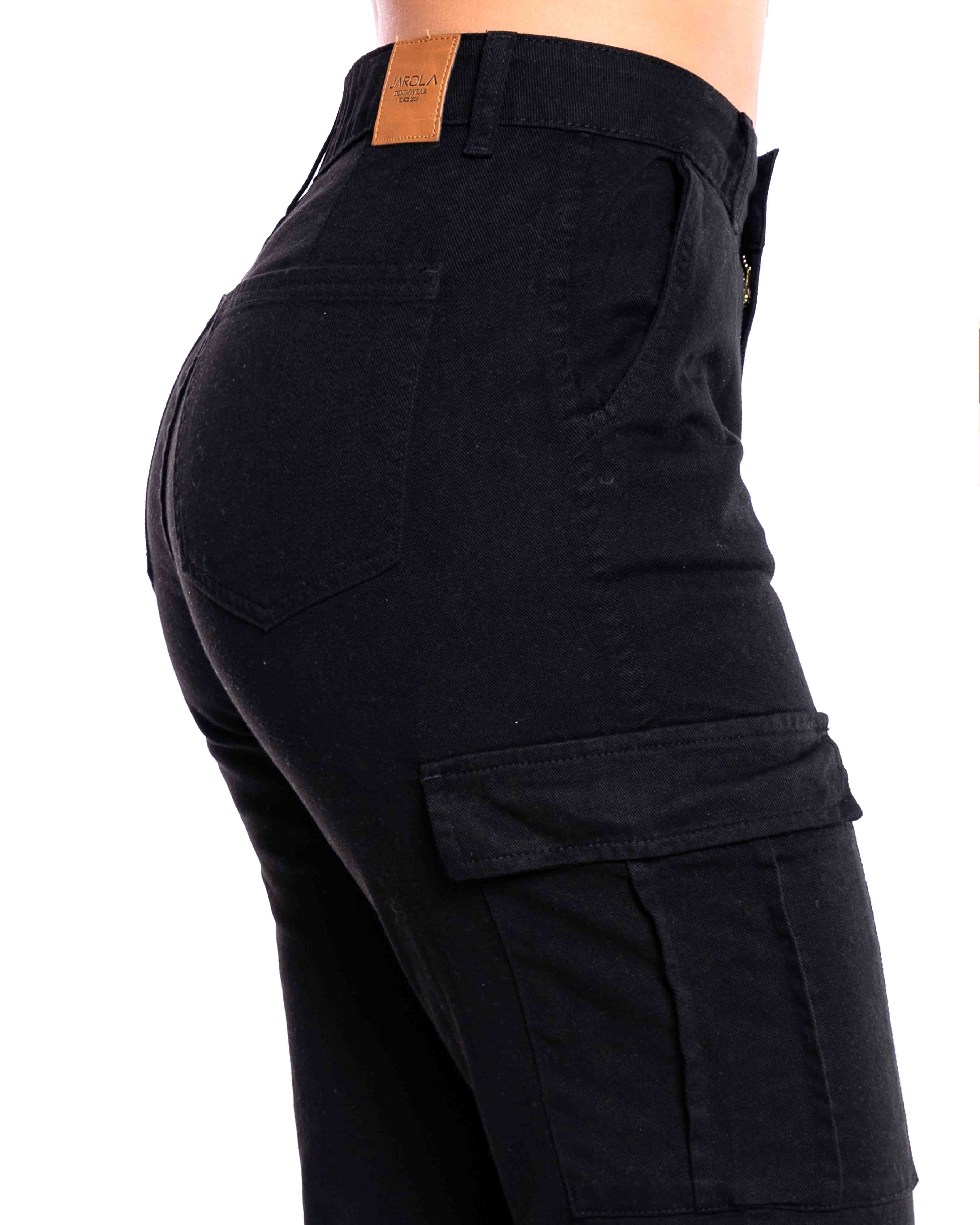 PANTALÓN URBANO ALGODÓN MUJER JAROLA CARGO LINA - 4