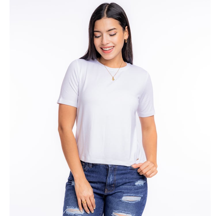 POLO MANGA CORTA MUJER JAROLA T-SHIRT VISCOSA LYCRADA LIA - 1