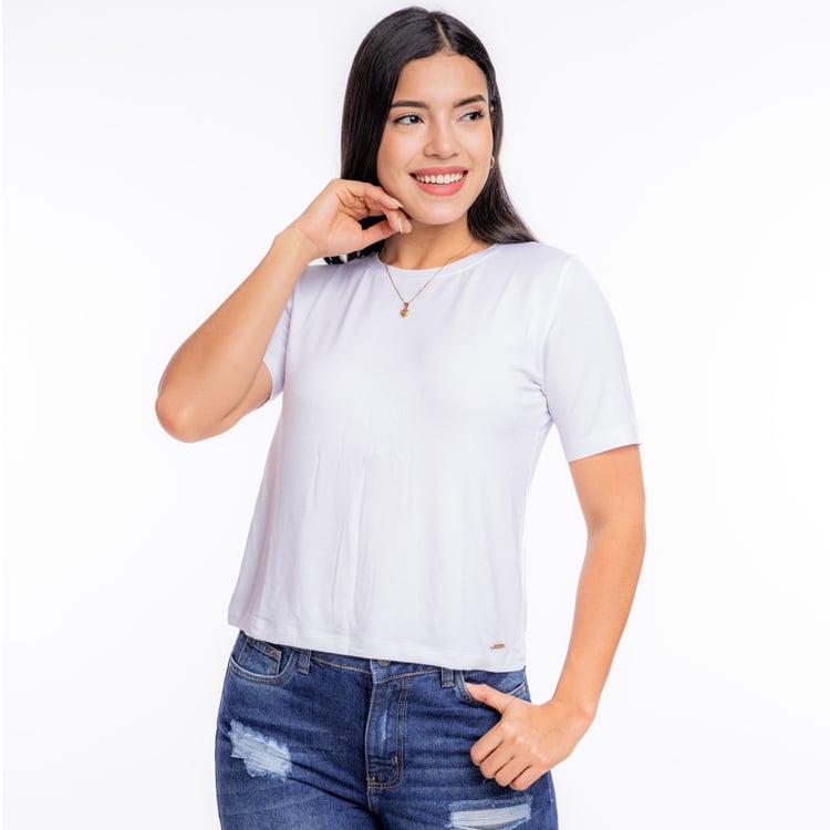 POLO MANGA CORTA MUJER JAROLA T-SHIRT VISCOSA LYCRADA LIA - 2