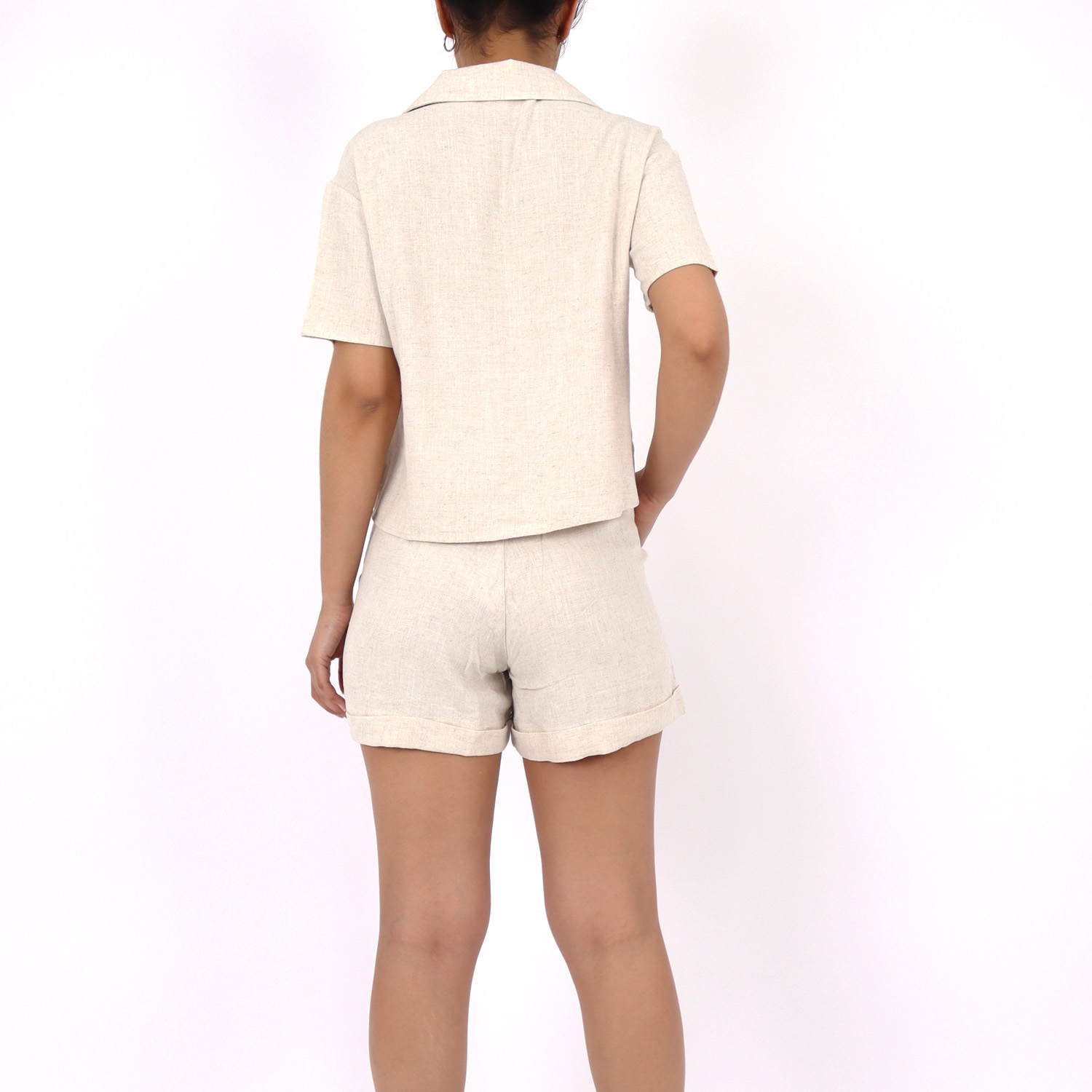 SHORT BERMUDA RECTO MUJER JAROLA CHANTALL LINO - 2