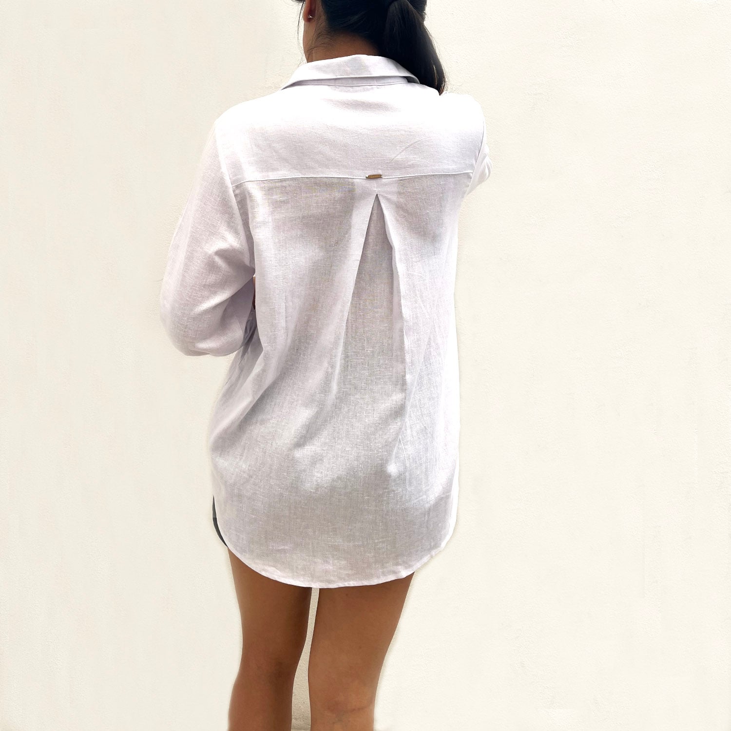 BLUSA MANGA LARGA LINO MUJER JAROLA LAURA - 3