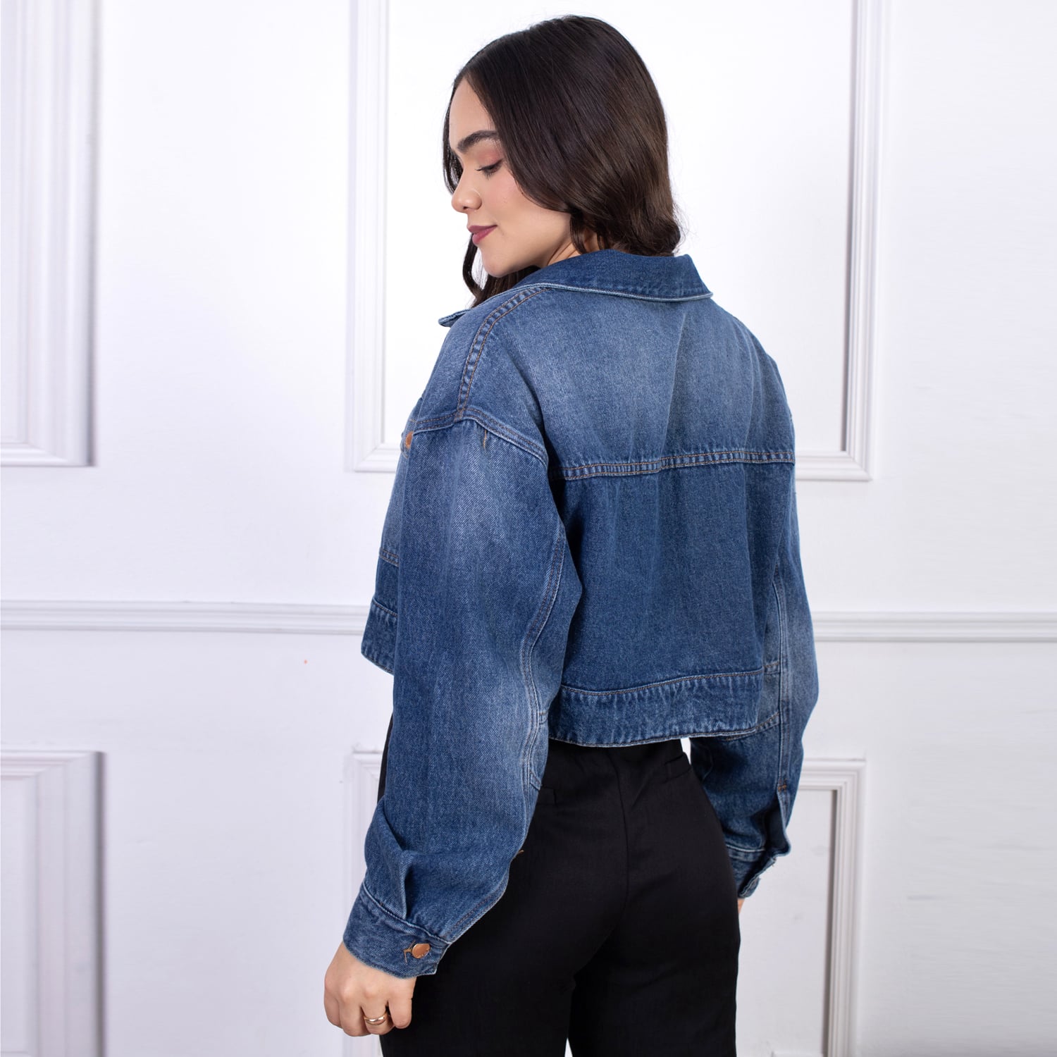 CASACA ALGODÓN MUJER JAROLA SOPHIE CROP - 2