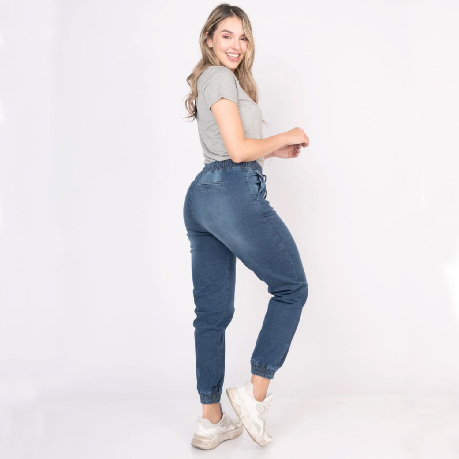 PANTALÓN JOGGER MUJER JAROLA EMMA DENIM - 2