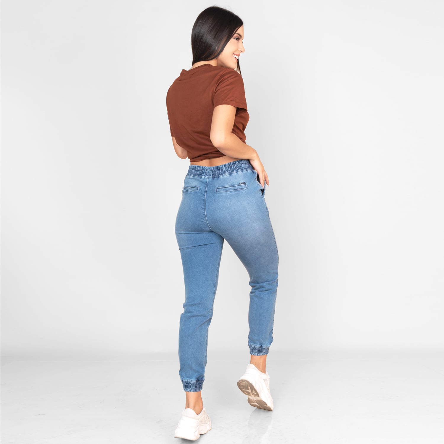 PANTALÓN JOGGER MUJER JAROLA EMMA DENIM - 3