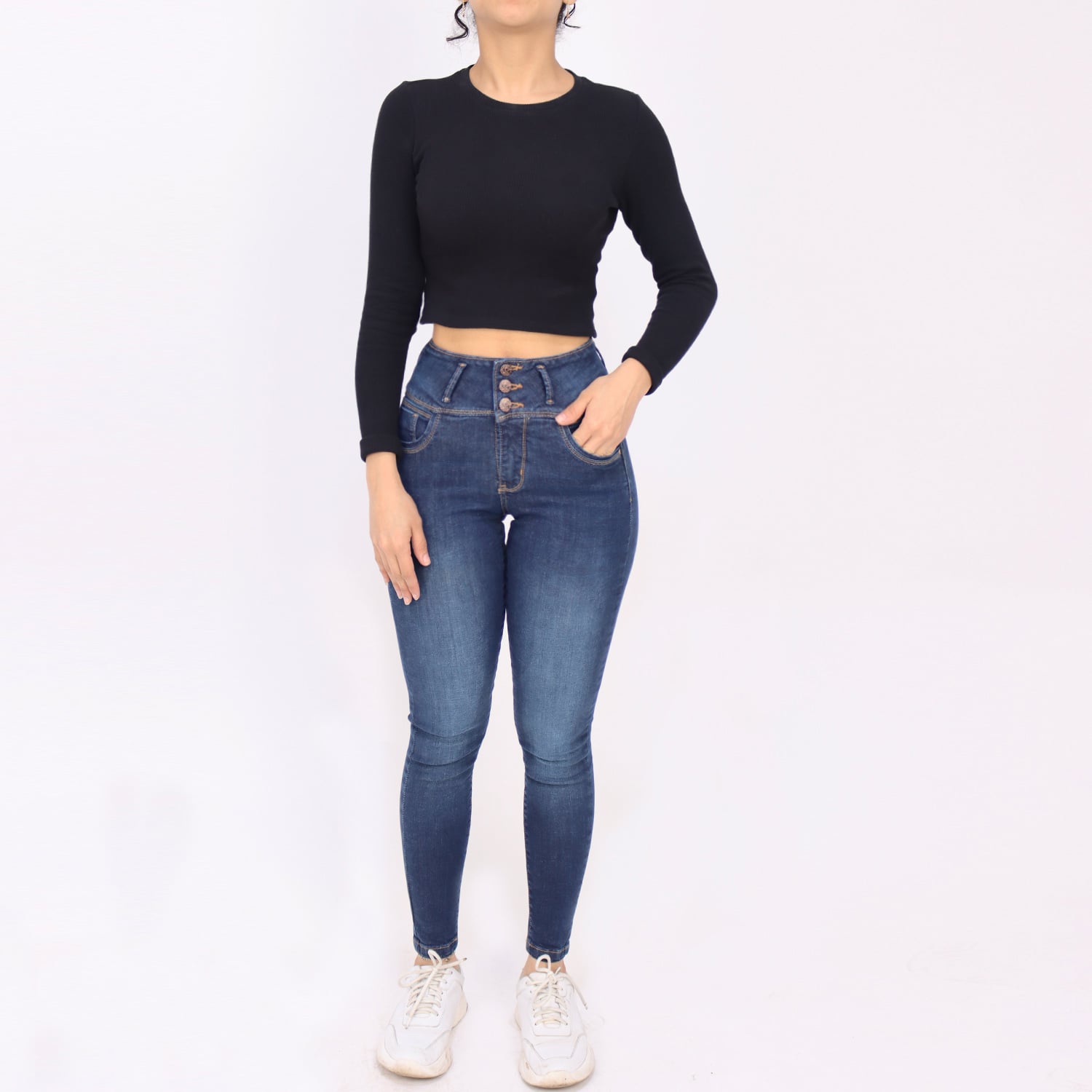 PANTALÓN MUJER JAROLA CAMILA SKINY DENIM - 1