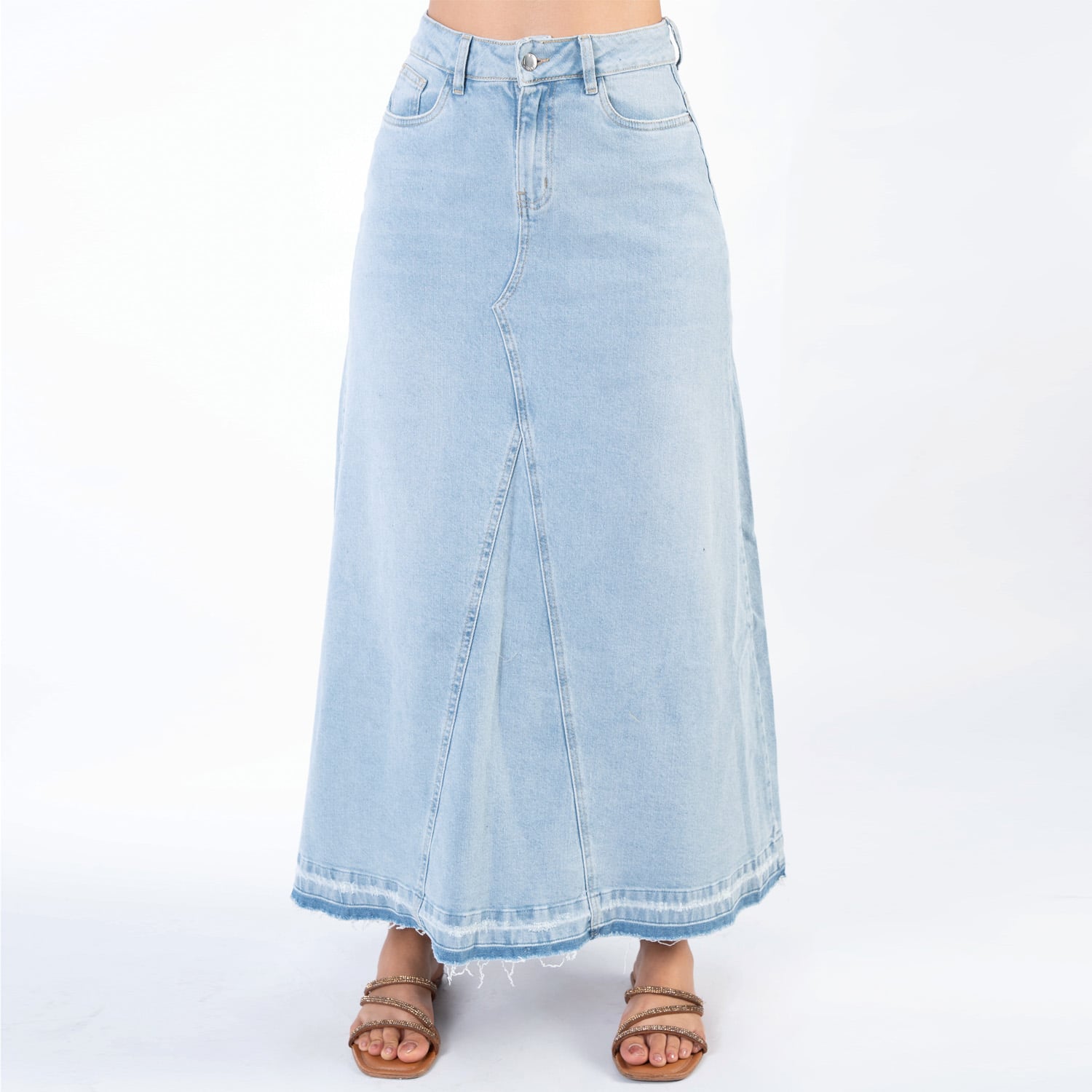 FALDA MIDI DENIM MANUELA - 2