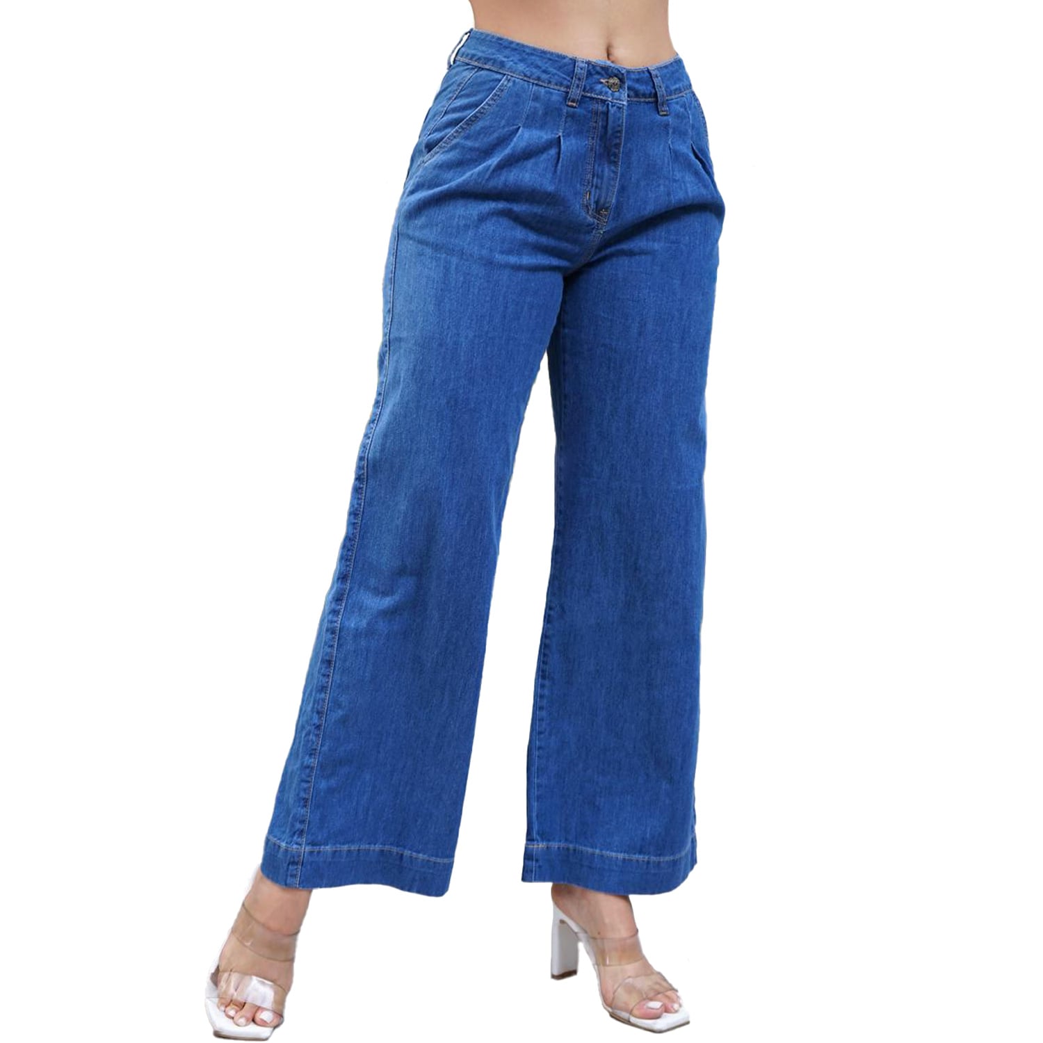 PANTANLÓN WIDE LEG PINZAS JAROLA MARTHA - 2