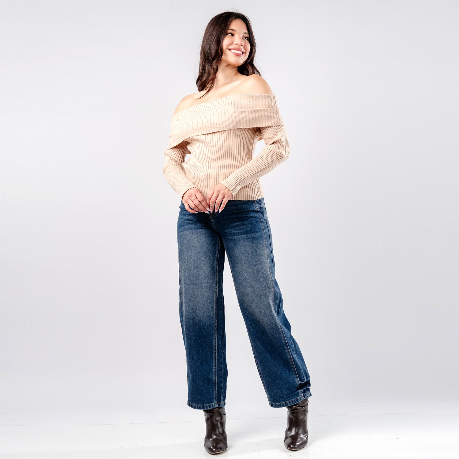 PANTALÓN BARREL JEANS JAROLA TINA - 1