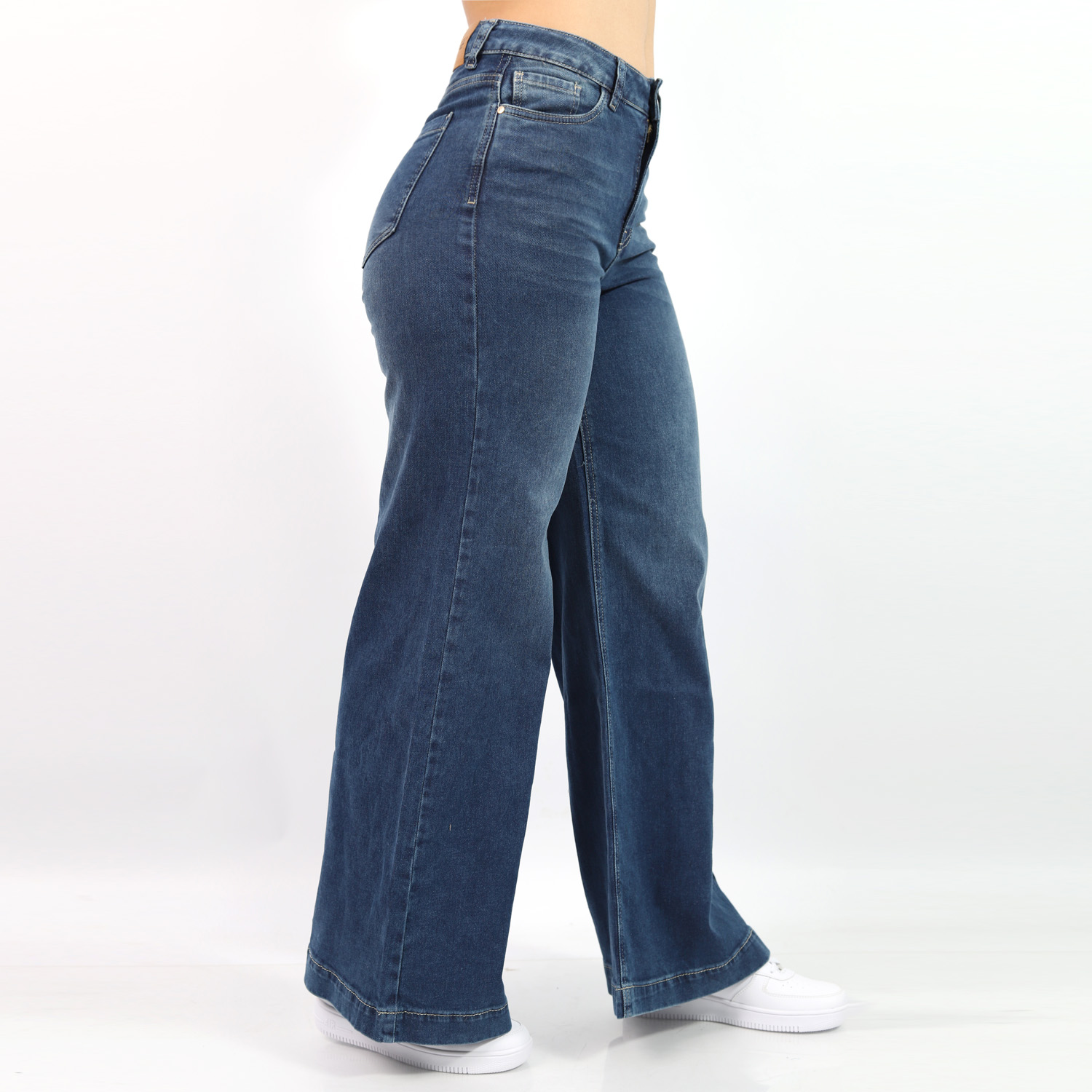 PANTALÓN WIDE LEG MIDE RISE JAROLA OLIVIA - 4