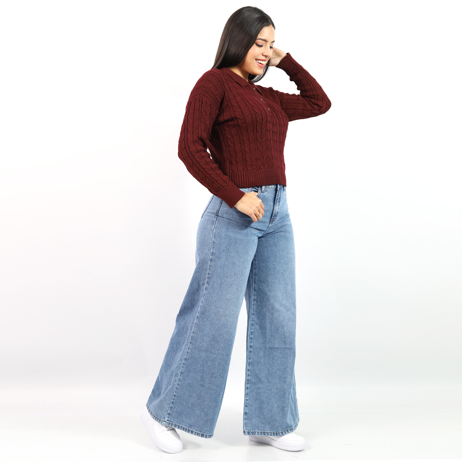 PANTALÓN PALAZZO DENIM JAROLA ANGELA - 2