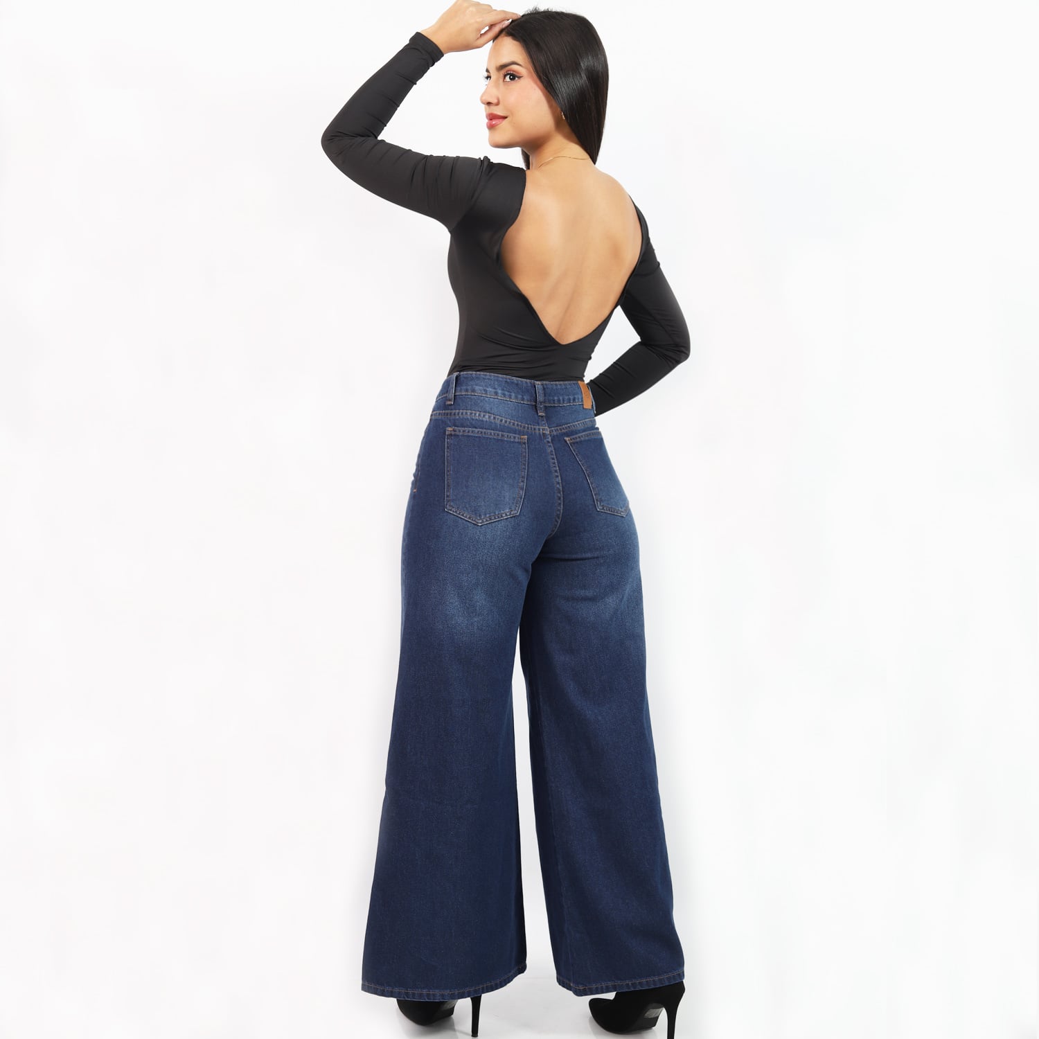PANTALÓN PALAZZO DENIM JAROLA ANGELA - 3