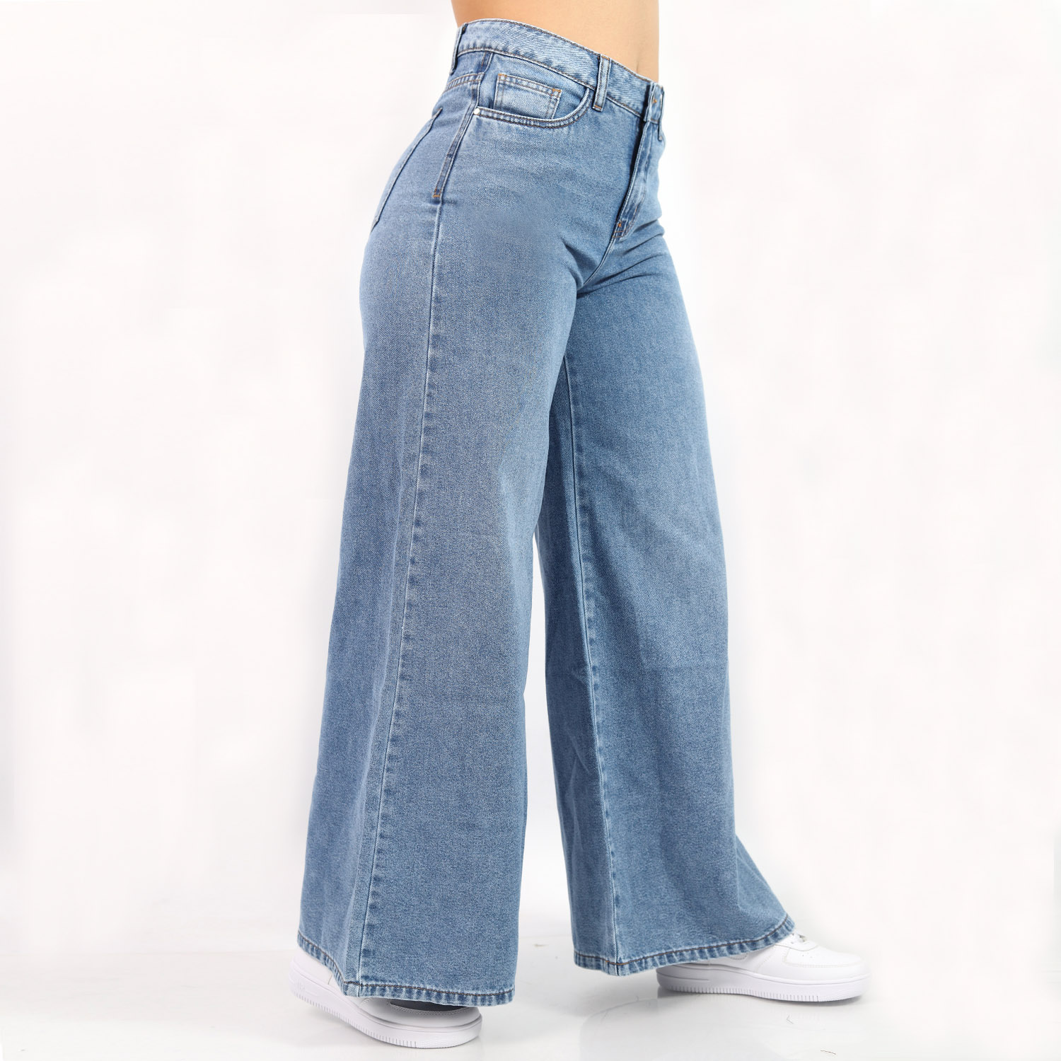 PANTALÓN PALAZZO DENIM JAROLA ANGELA - 4
