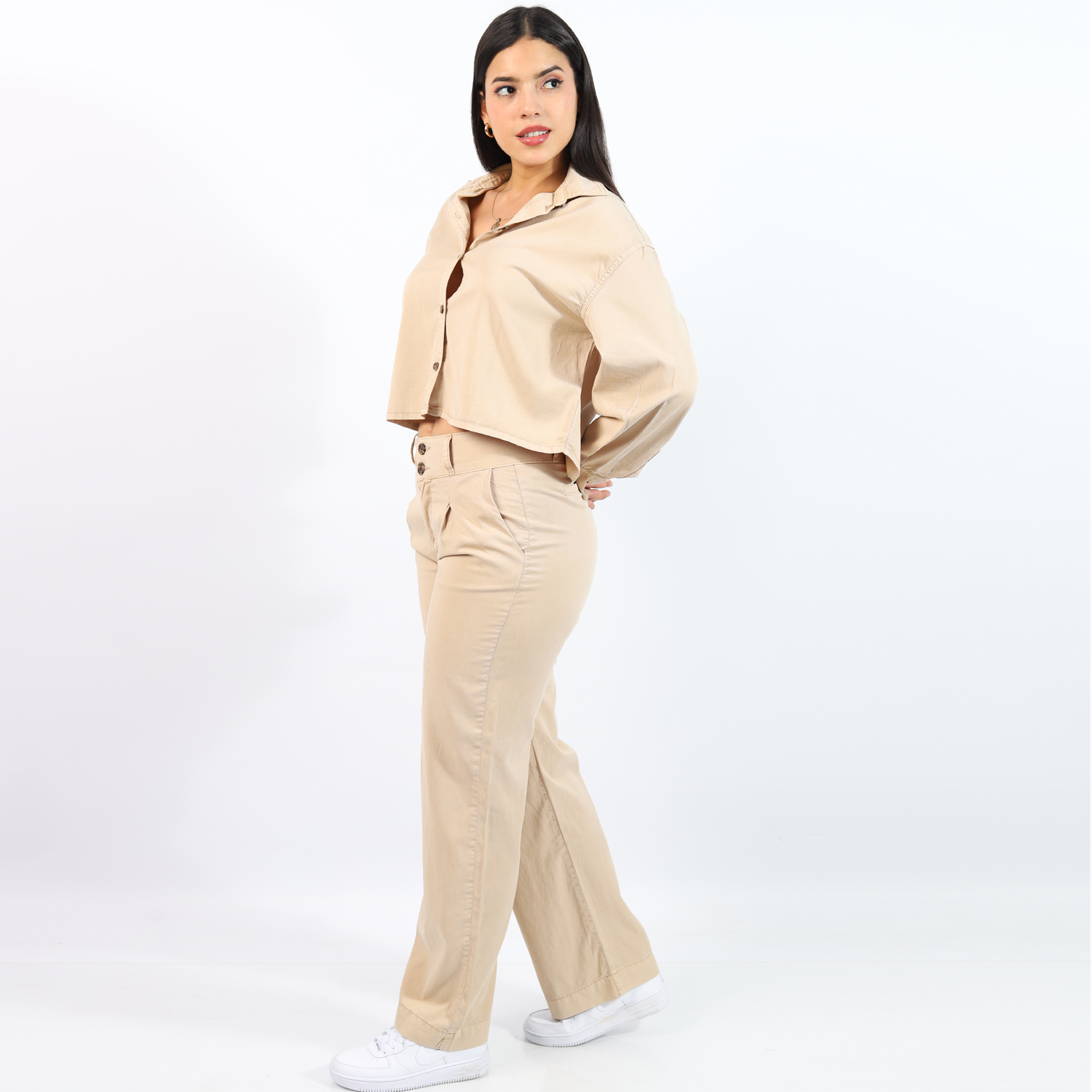 PANTALÓN TENCEL HOLGADO JAROLA MARINA - 4