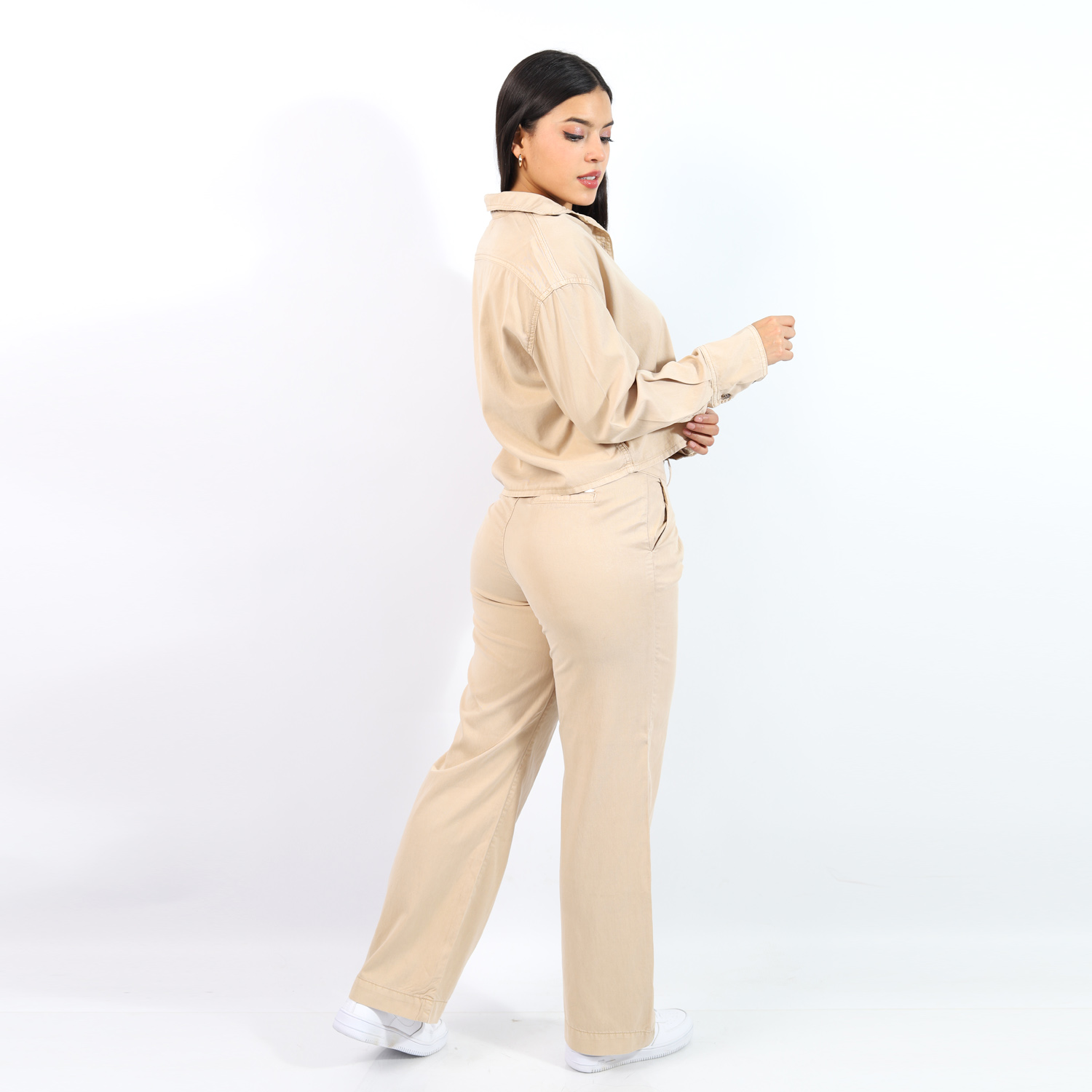 PANTALÓN TENCEL HOLGADO JAROLA MARINA - 5